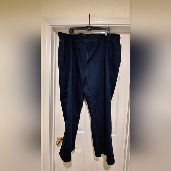 NWT - Bloomchic Dark Wash Bootcut Elastic waistband Jeans Size 28 (4x) - Picture 6 of 7